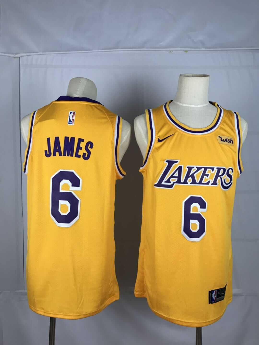 Lakers 6 Lebron James Yellow Nike Swingman Jersey,We sell and wholesale Lakers 6 Lebron James Yellow Nike Swingman Jersey on line form chian!